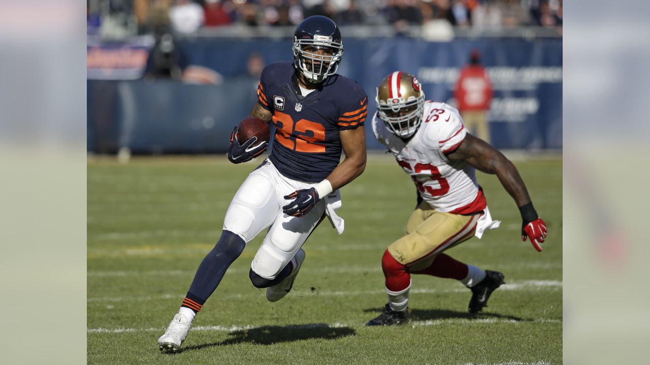 FILE - In this Oct. 23, 2016, file photo, Detroit Lions running back Justin  Forsett rushes during the first half of an NFL football game against the  Washington Redskins, in Detroit. Life