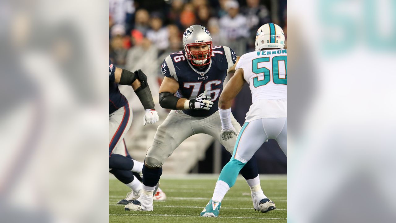 New England Patriots rookie defensive lineman Sebastian Vollmer (76) runs  during a drill at the team's first day of mini-camp at their football  facility in Foxborough, Mass., Friday, May 1, 2009 (AP