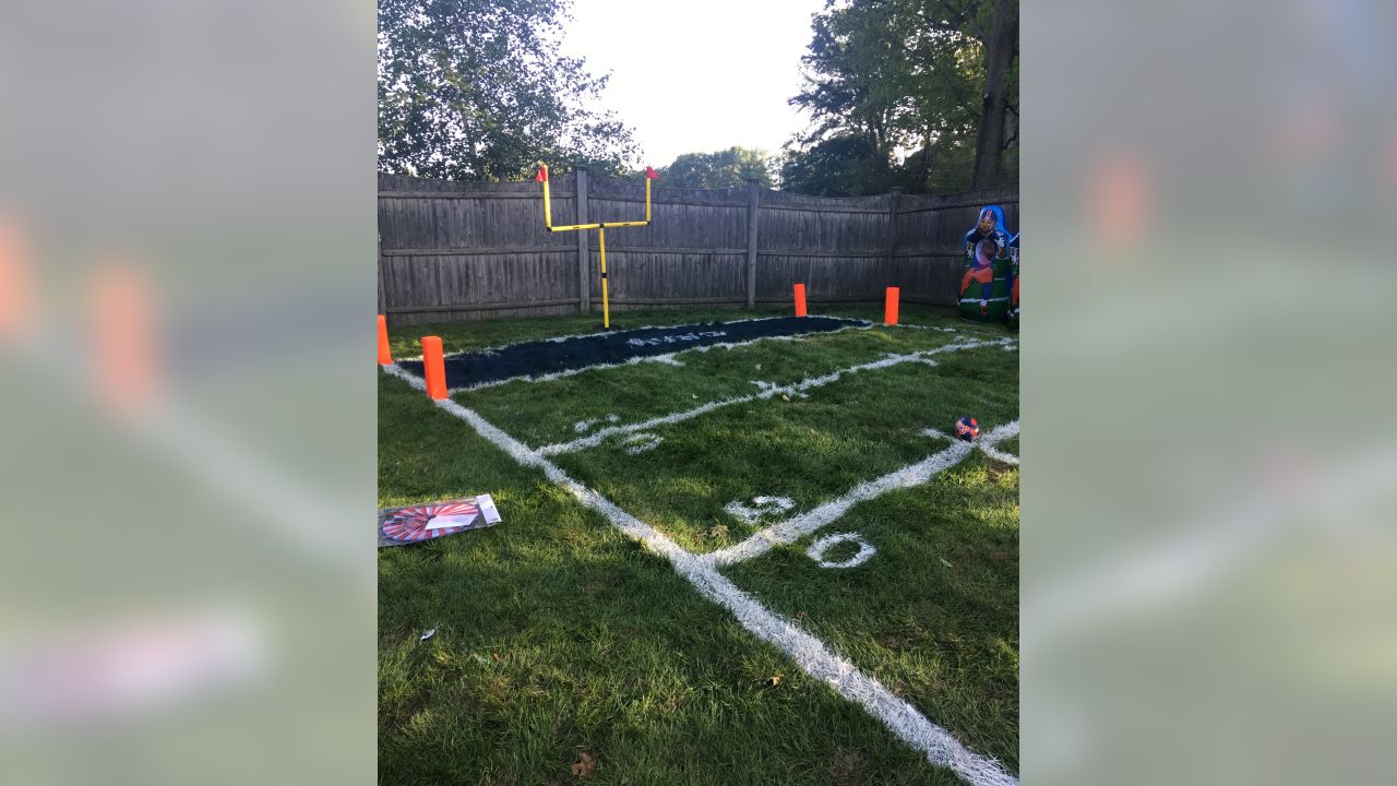 8 000th Wish Ryan Feeney S Backyard Football Field