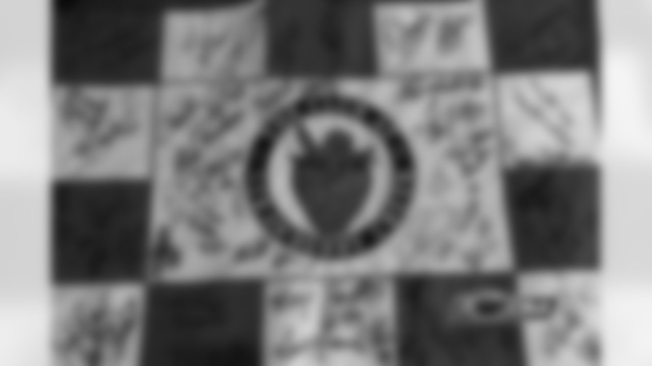 Autographed Pin Flag