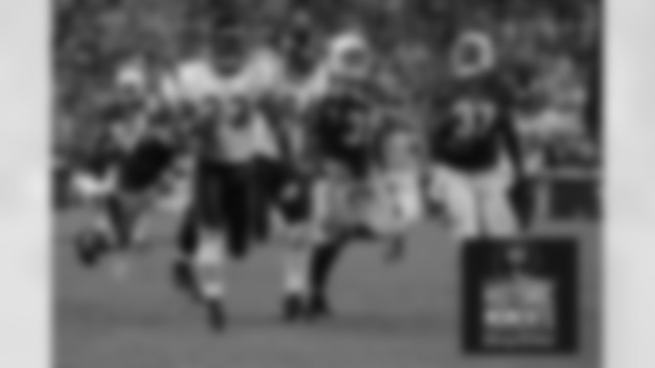 As Brendon Ayanbadejo puts the final block on the Cardinals' Marcel Shipp, Devin Hester scampers into the endzone for the winning touchdown late in the fourth quarter. Bears Historic Moments - Chicago Tribune