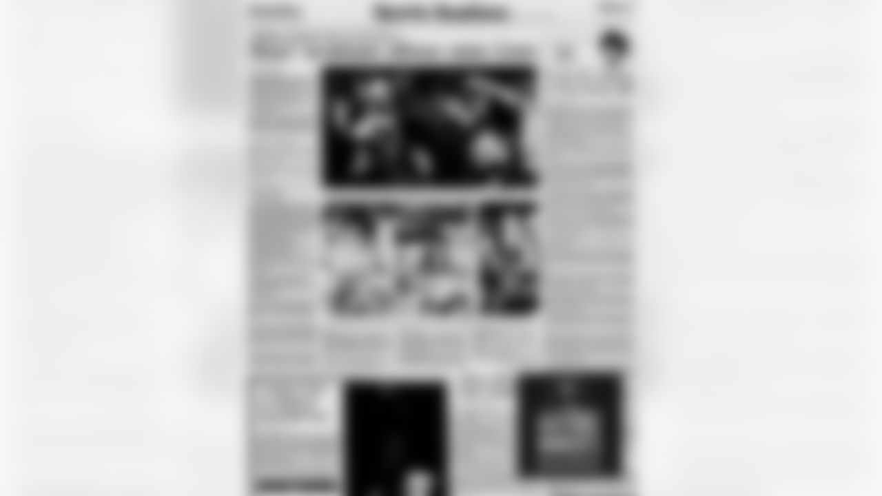 The front page of the Chicago Tribune sports section on Nov. 28, 1980. Bears Historic Moments - Chicago Tribune