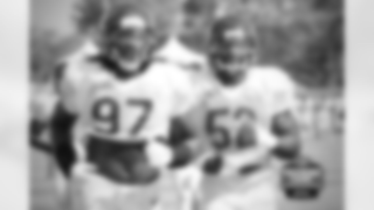 LB Willie Young (97) and LB Christian Jones (52).