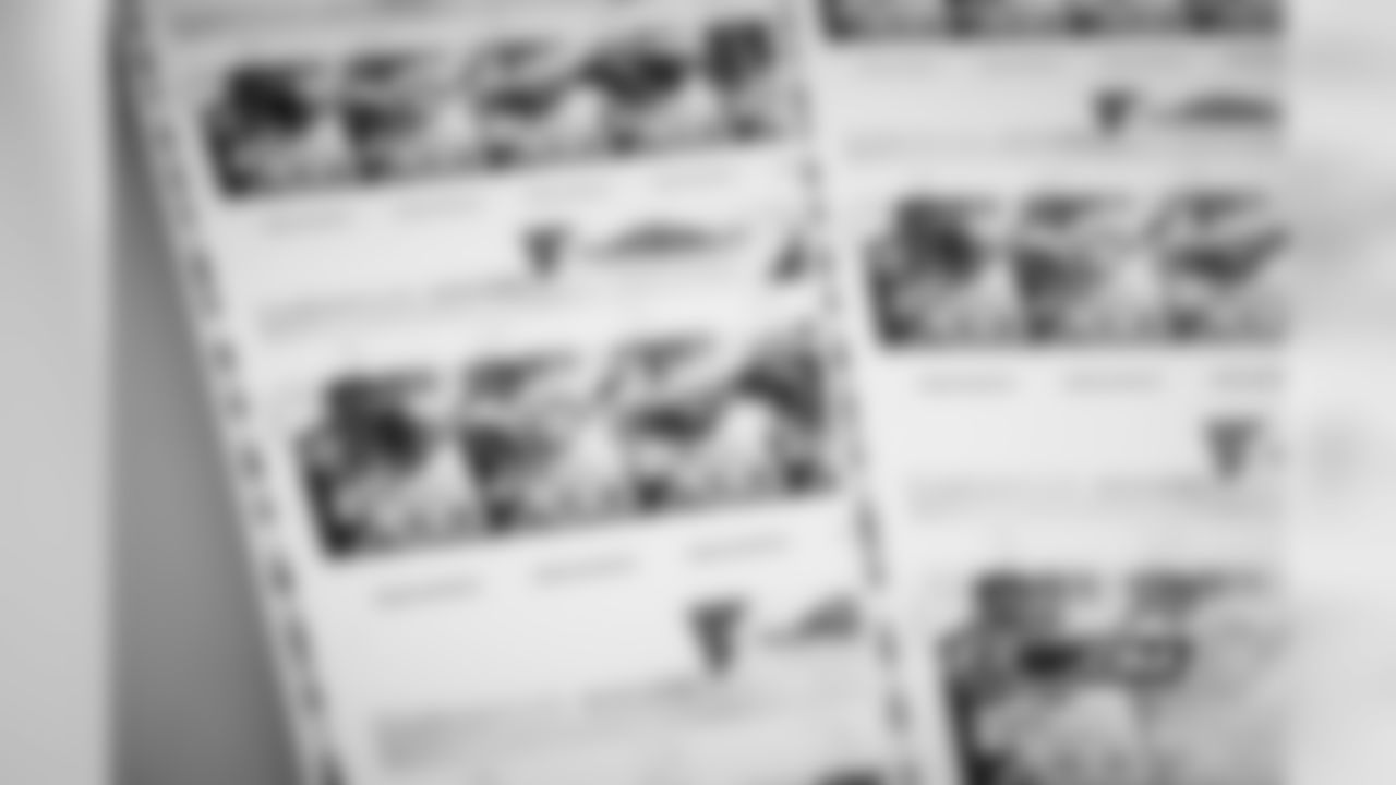 Sample sheets taken off of the press
