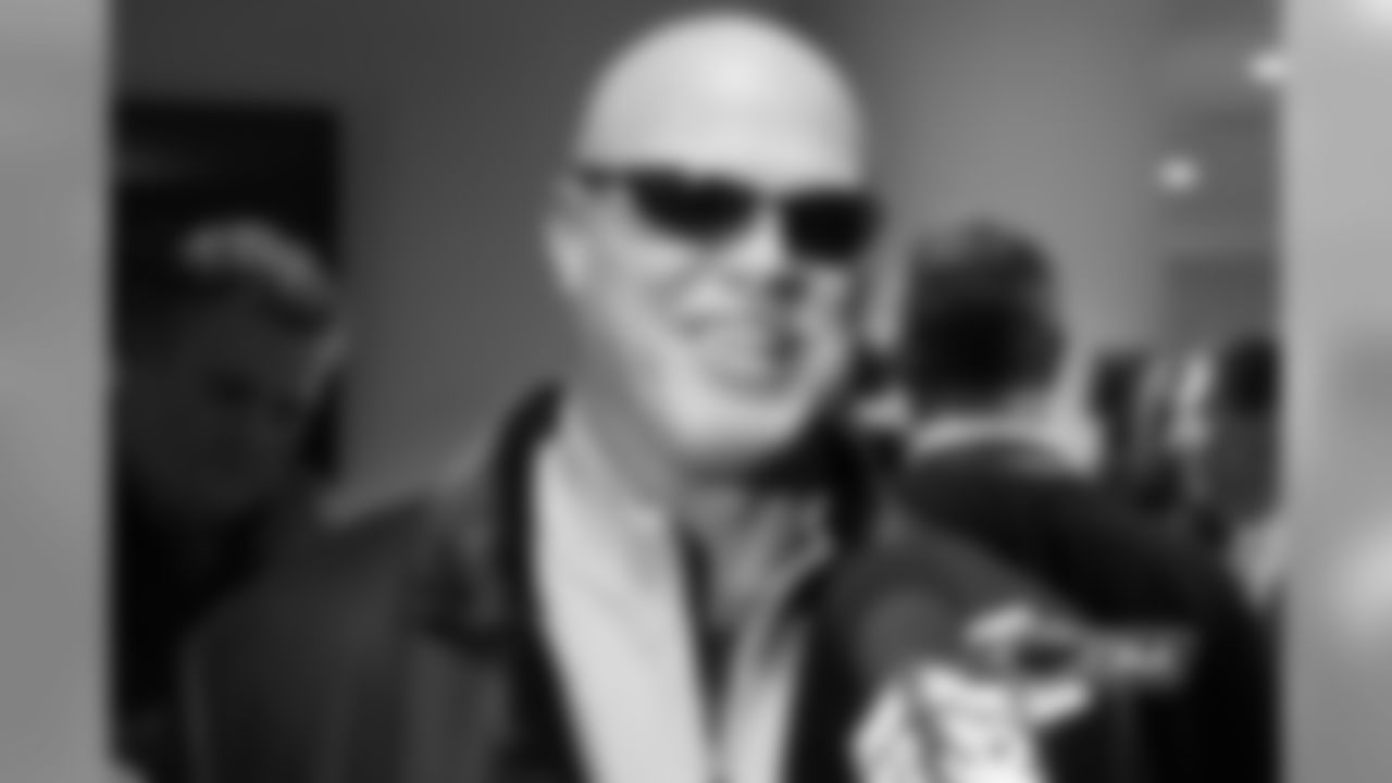 Jim McMahon at the Bears' 30th anniversary reunion held at Soldier Field.
