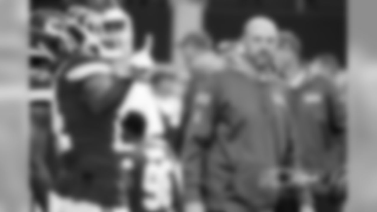 Nagy looks on during pregame warmups before a 2016 game against the Cowboys.