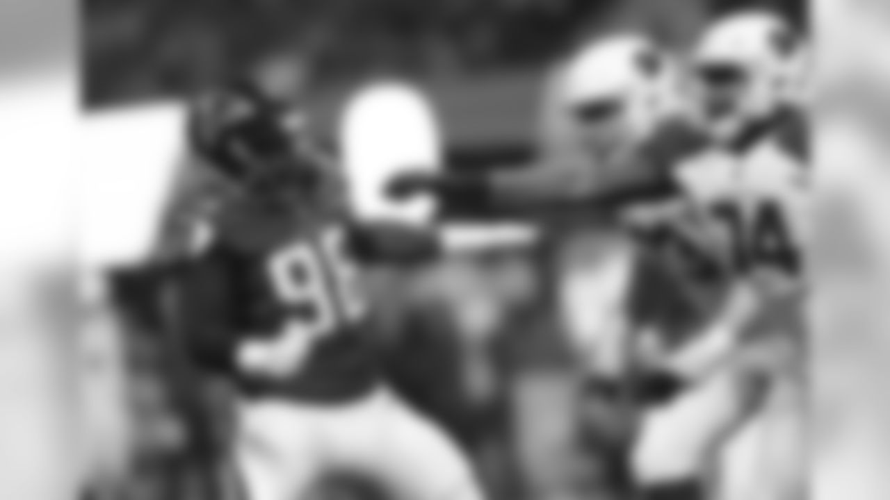 T D.J. Humphries puts the block on Falcons DE Takkarist McKinley