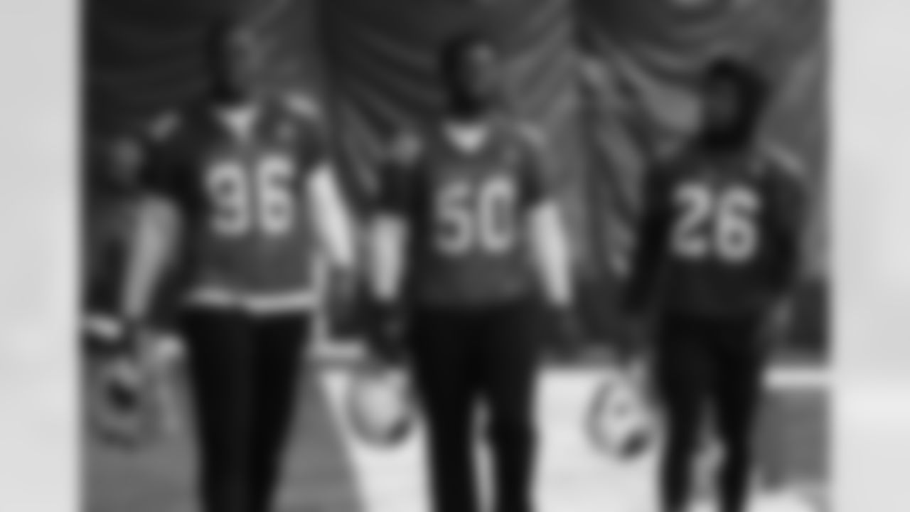 From left: LB Kareem Martin, LB Gabe Martin and CB Brandon Williams