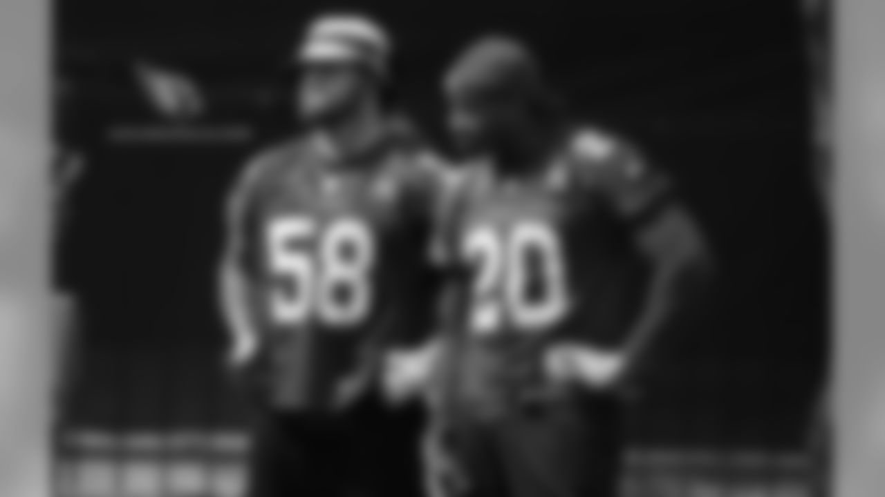 LB Scooby Wright (left) and LB Deone Bucannon