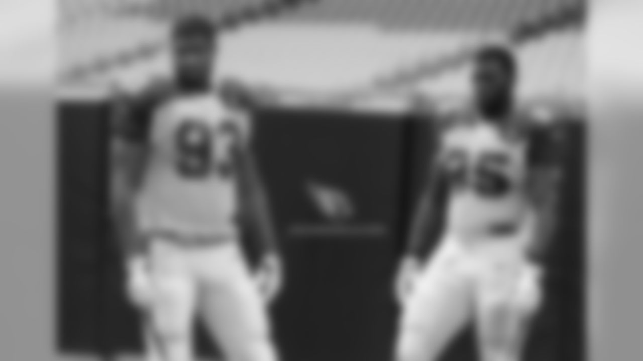 DTs Calais Campbell and Rodney Gunter