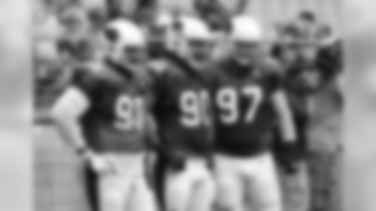 Defensive linemen Corey Peters, Robert Nkemdiche and Josh Mauro