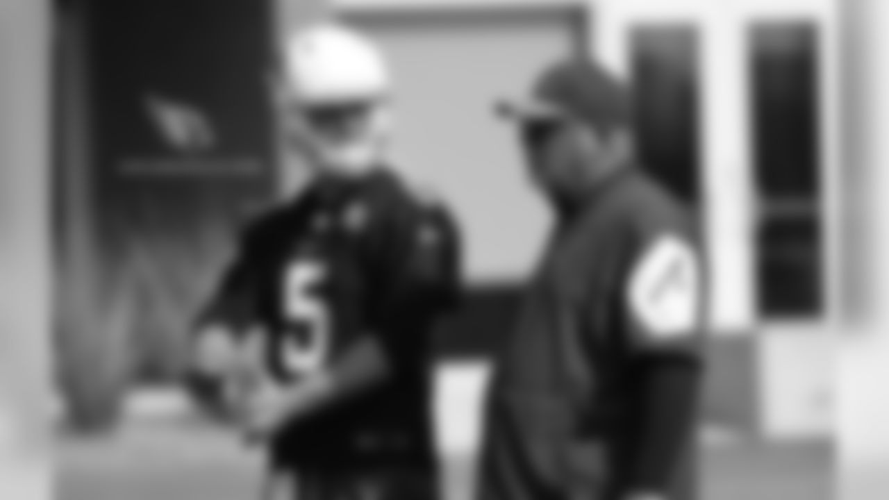 QB Drew Stanton (left) with coach Bruce Arians
