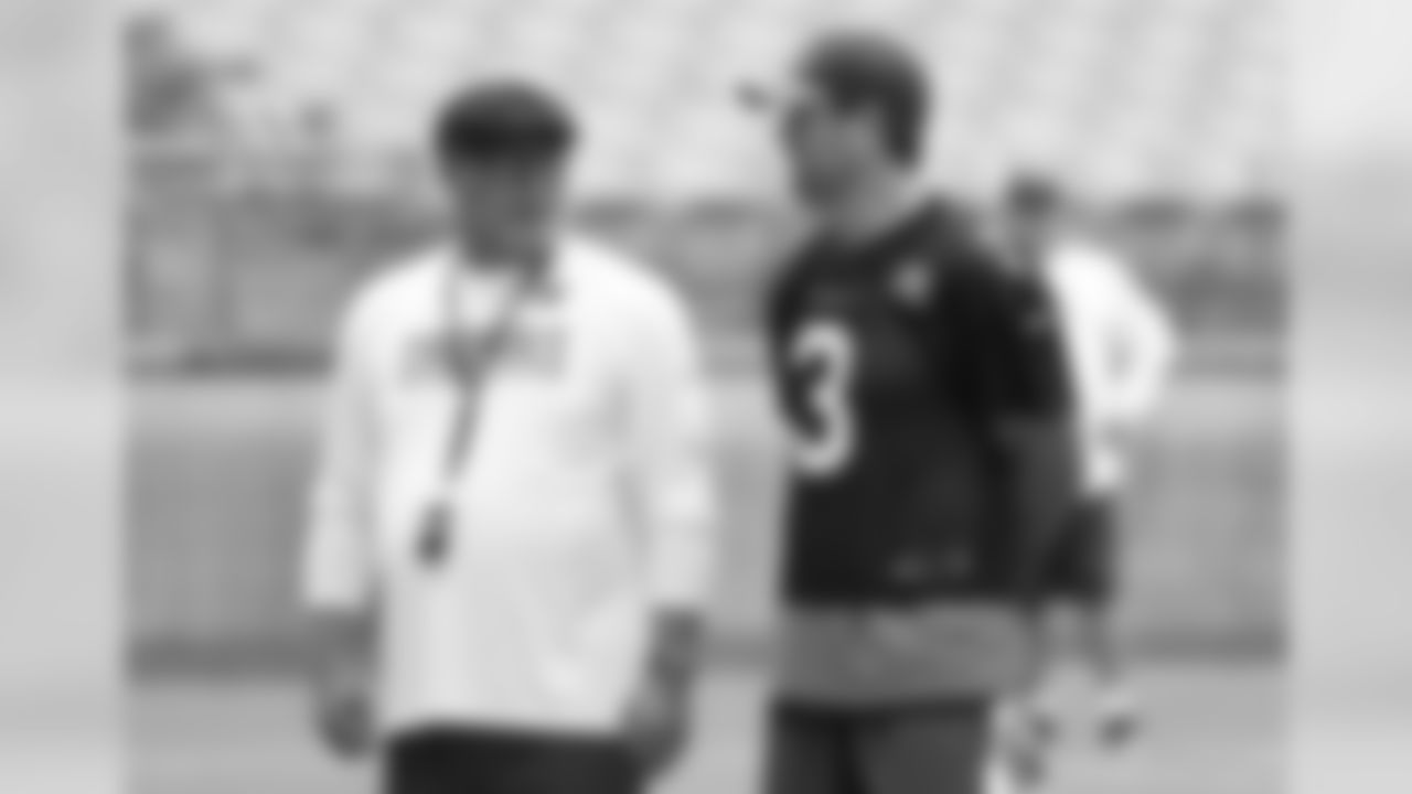 Coach Bruce Arians and QB Carson Palmer