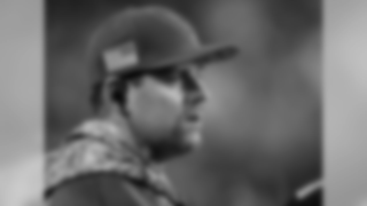 Injured QB Carson Palmer watches from the sideline