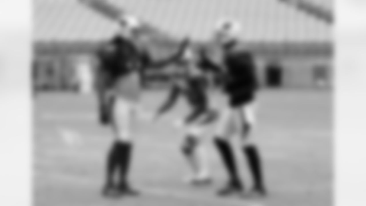 WR Larry Fitzgerald congratulates WR Jaron Brown. Will S Tony Jefferson step in?
