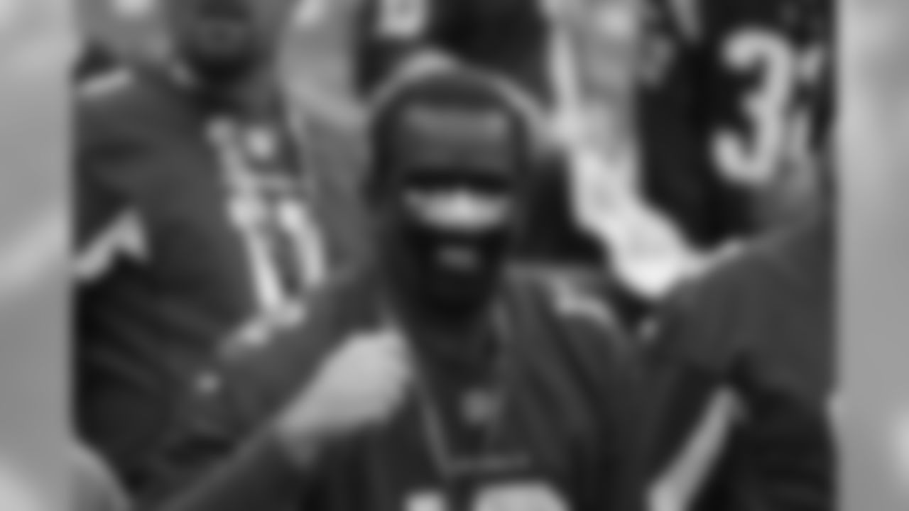 A Cardinals fan in the stands
