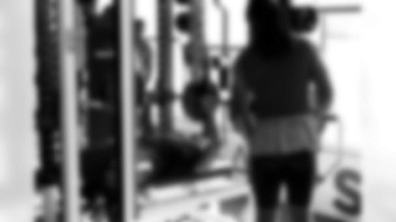 Deone Bucannon goes heavy on his first lift