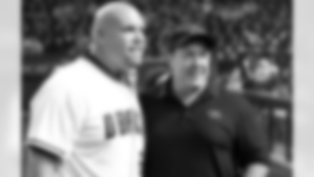 GM Steve Keim after his ceremonial first pitch