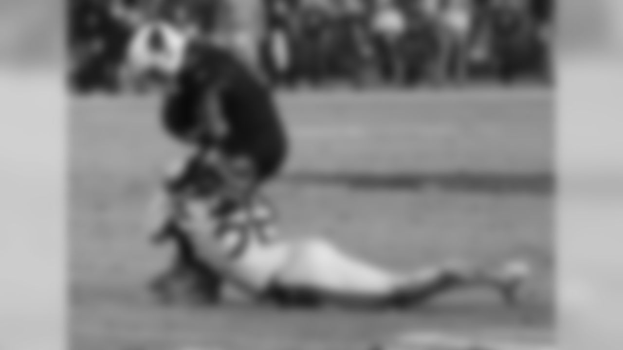 John Brown with the catch and Seahawks CB Richard Sherman on the tackle