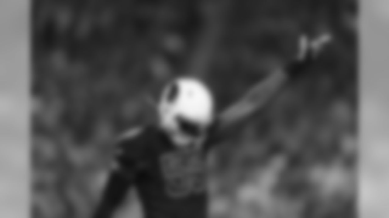 2017: RB Chandler Jones celebrates a sack