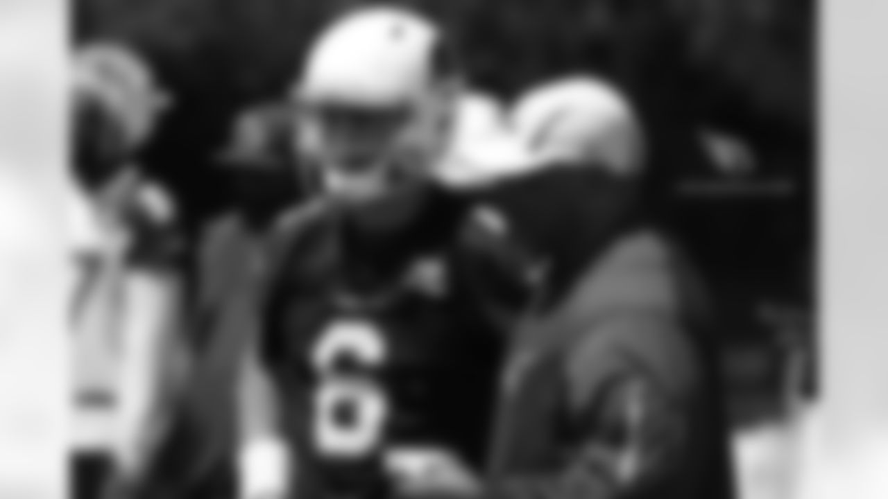 QB Jake Coker (left) with offensive coordinator Harold Goodwin