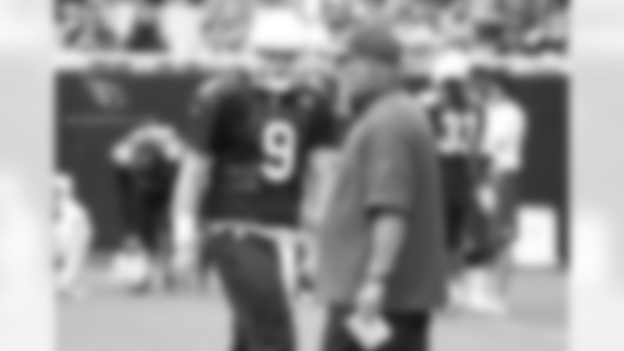 QB Matt Barkley with coach Bruce Arians
