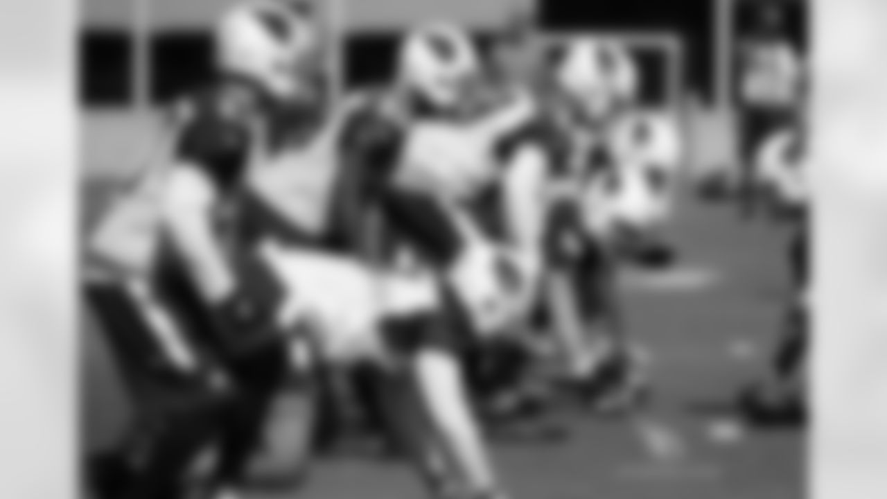 The defense at the line of scrimmage
