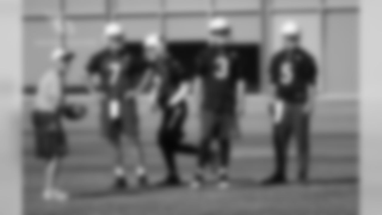 Quarterbacks Blaine Gabbert, Zac Dysert, Carson Palmer and Drew Stanton