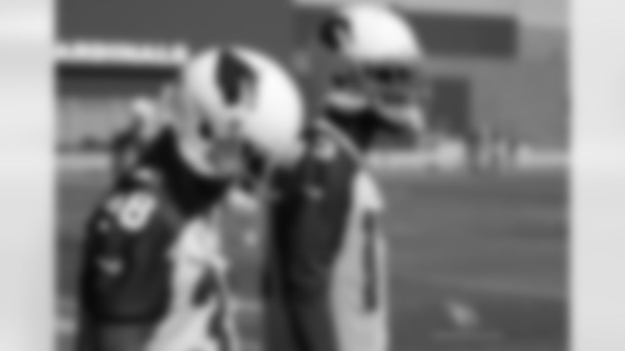 WR Andre Ellington (left) and WR Jaron Brown