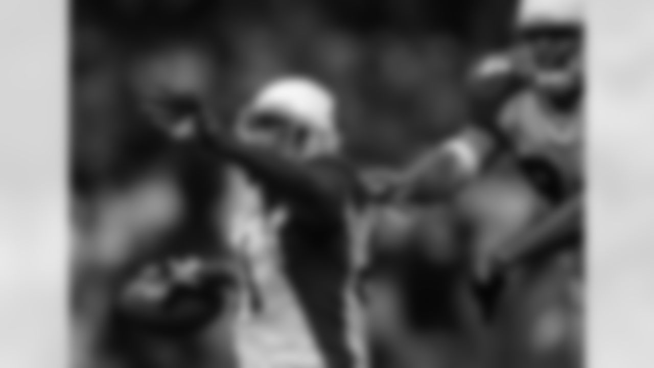 2005: WR Anquan Boldin celebrates a touchdown in Mexico City