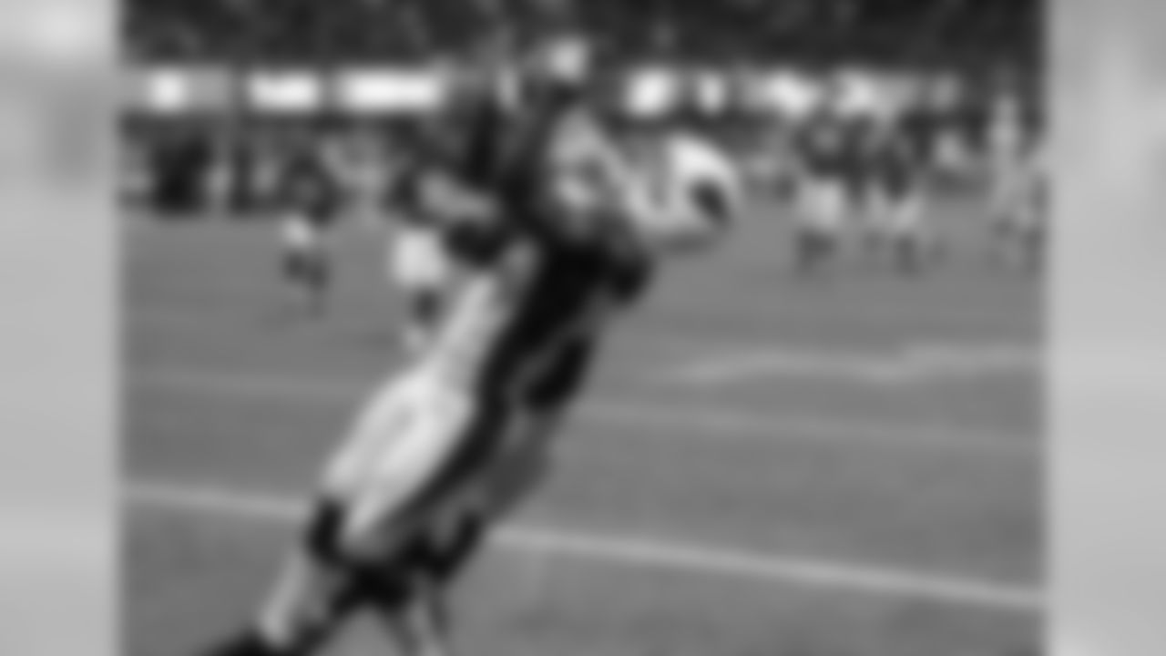 WR John Brown catches his second touchdown pass of the first half