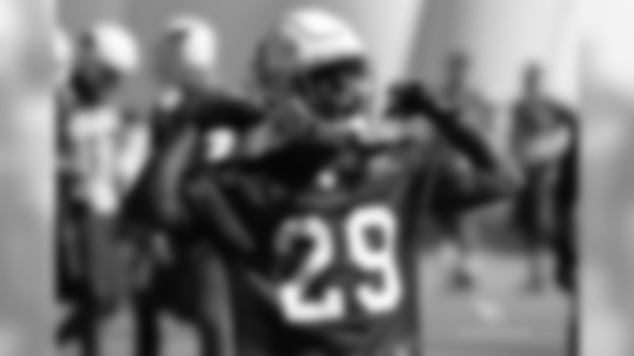 CB Ronald Zamort during OTAs