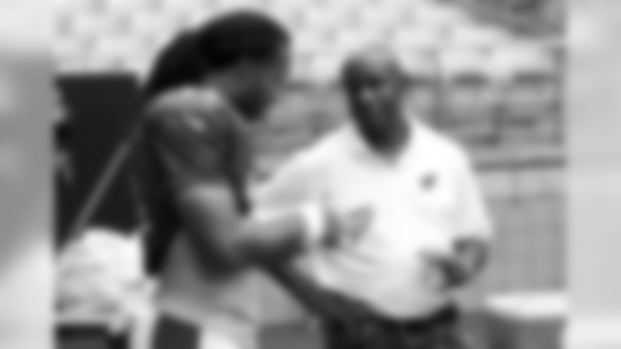 Two of the greatest wide receivers in Cardinals history: Larry Fitzgerald and Roy Green