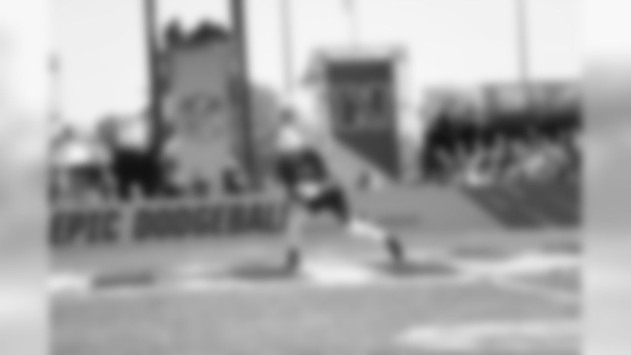 CB Patrick Peterson competing in the Skills Challenge