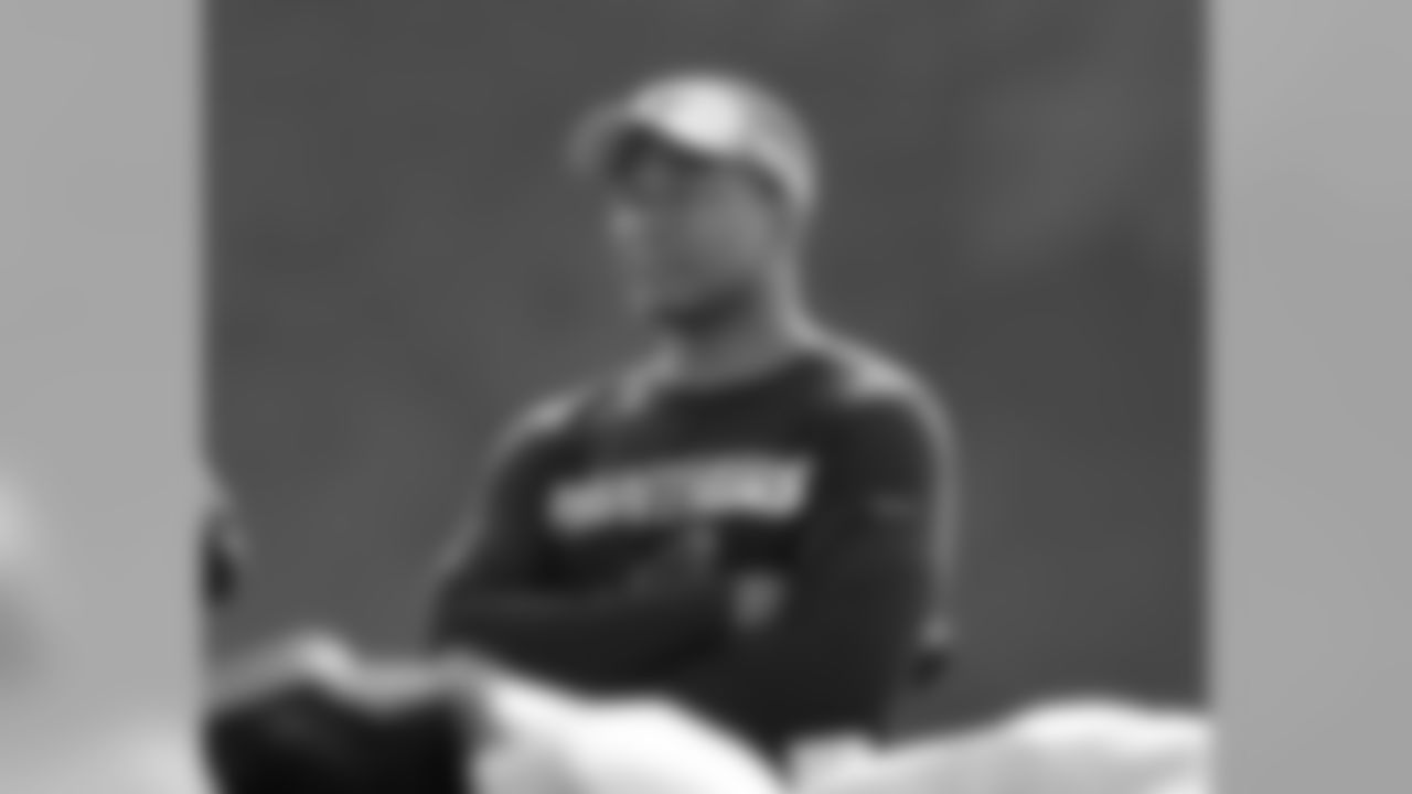 New Cardinals coach Steve Wilks in training camp with the Panthers in 2015