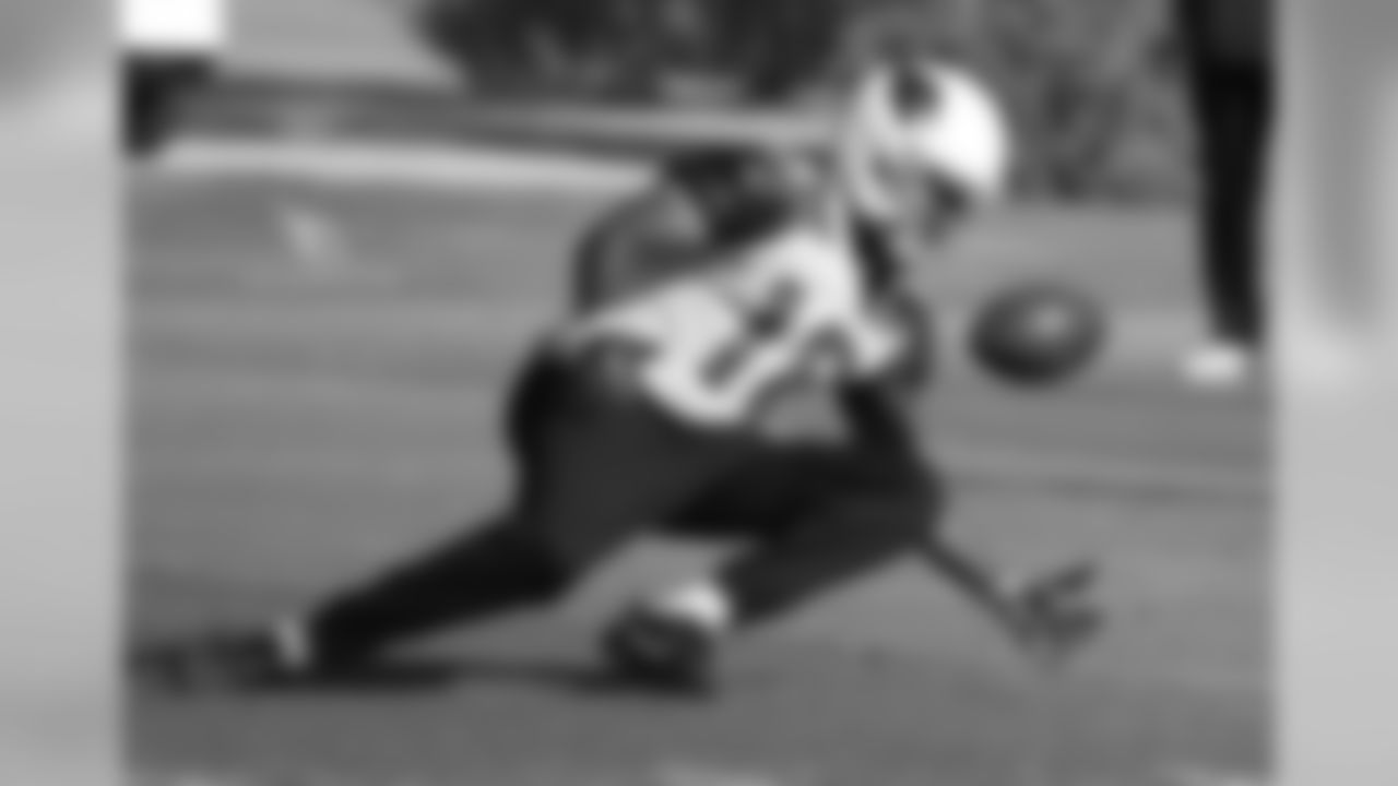 WR Marquis Bundy during OTAs
