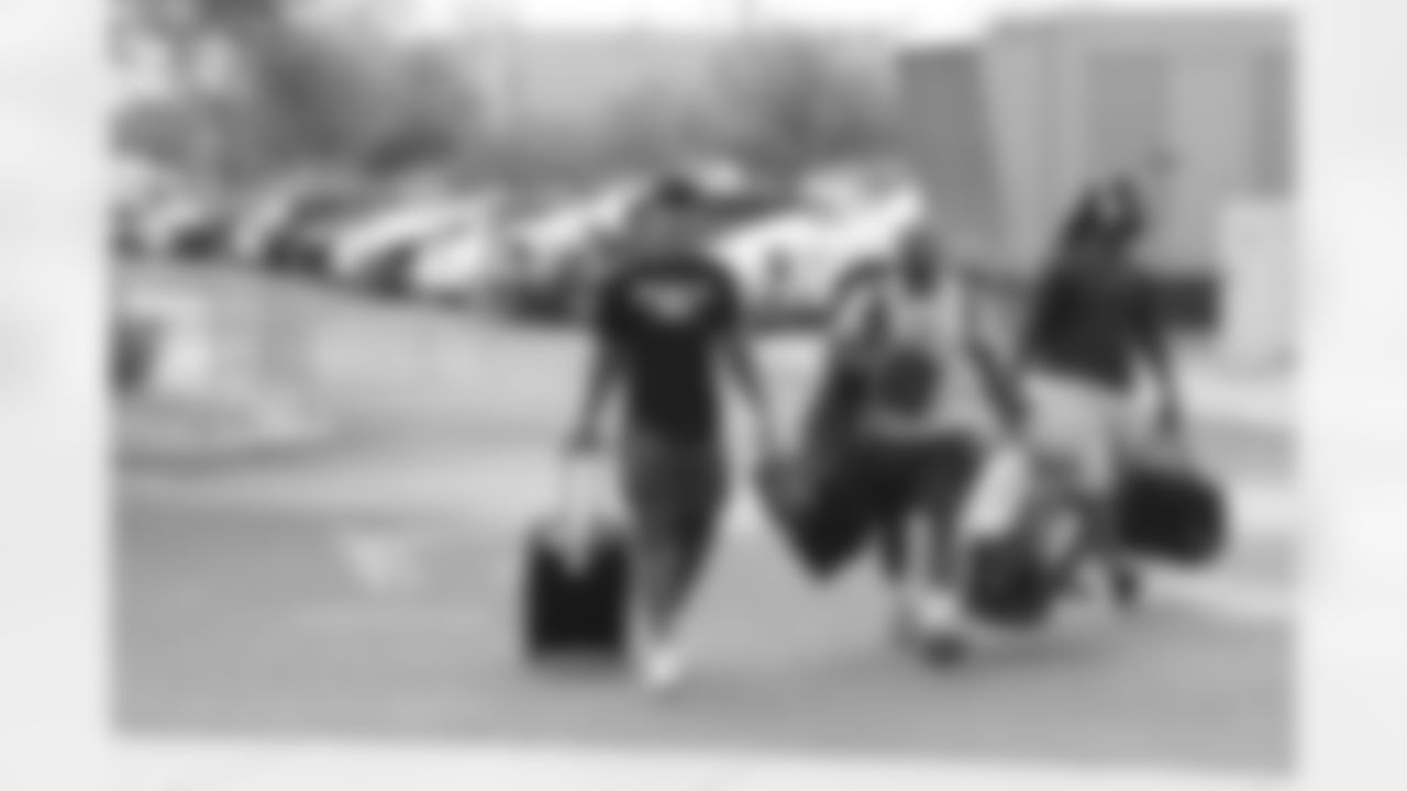 From left: WR Brittan Golden, RB Stepfan Taylor and LB Markus Golden