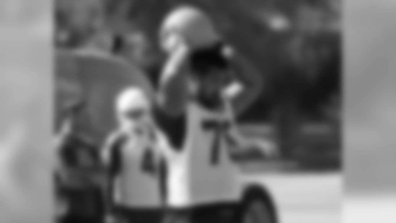 G Mike Iupati during OTAs