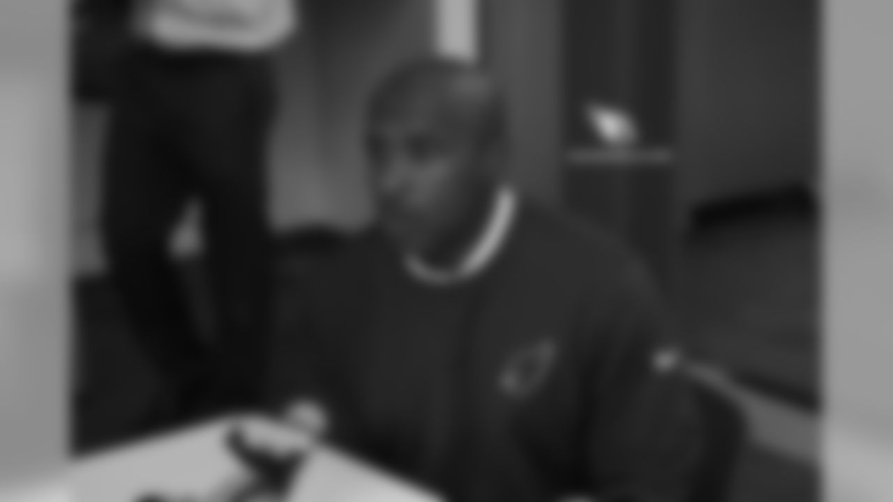 Running backs coach Kirby Wilson