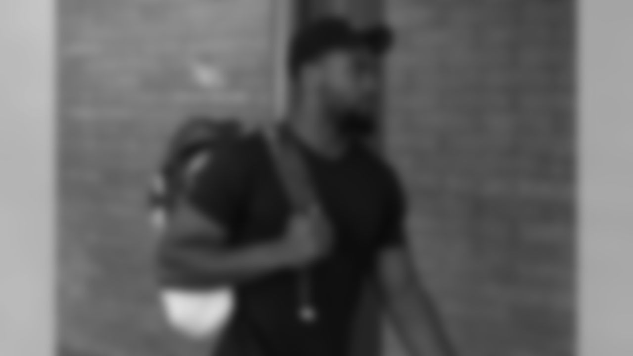 LB Haason Reddick at the facility
