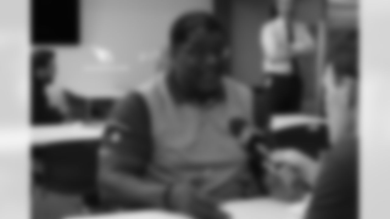 Offensive line coach Ray Brown