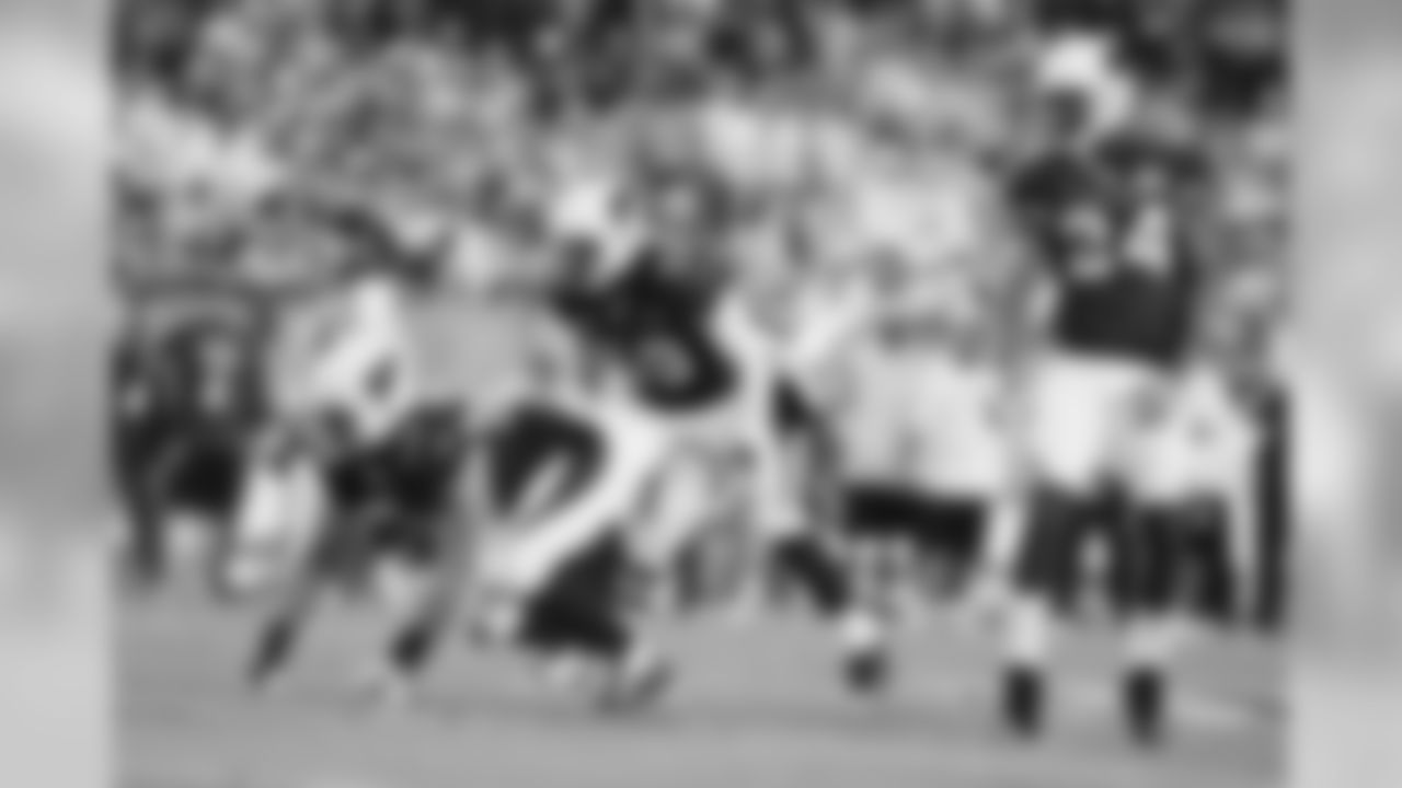From left: LB Chike Okeafor, LB Karlos Dansby and S Adrian Wilson
