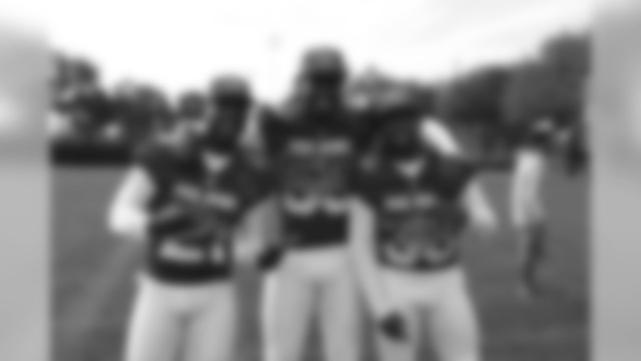 From left: CB Patrick Peterson, OLB Chandler Jones and S Budda Baker