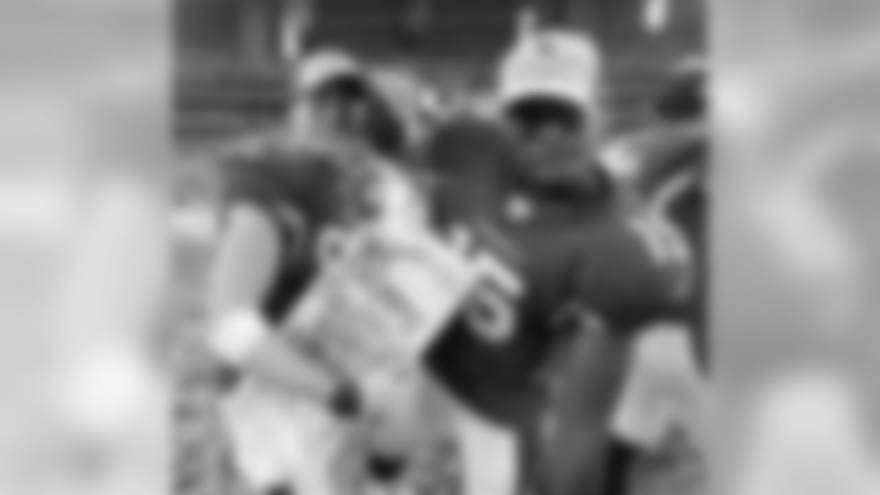 Wide receivers Jerheme Urban and Steve Breaston