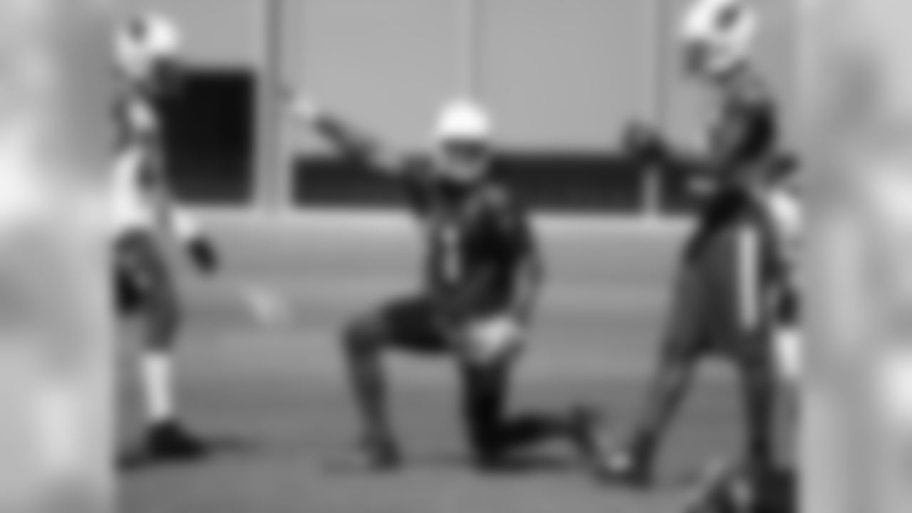 WR Larry Fitzgerald signals first down