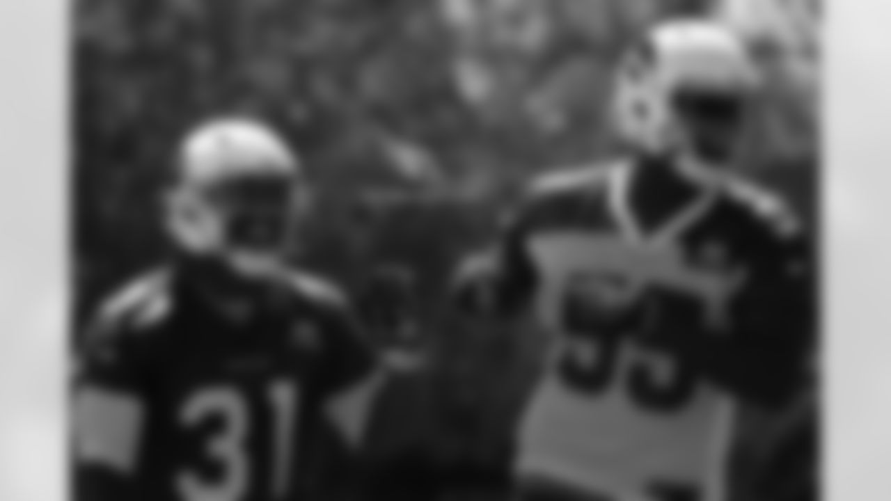 RB David Johnson (left) and LB Chandler Jones