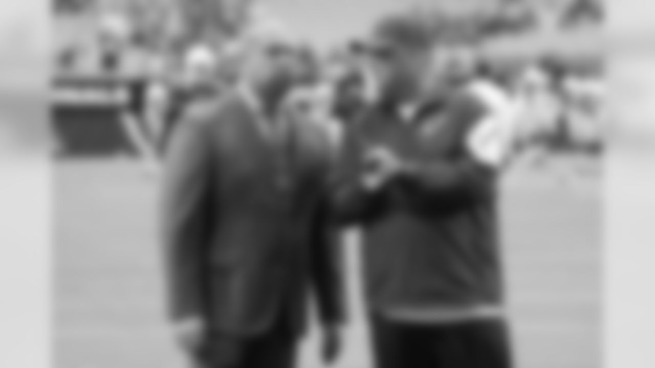 Keim with QB coach Freddie Kitchens