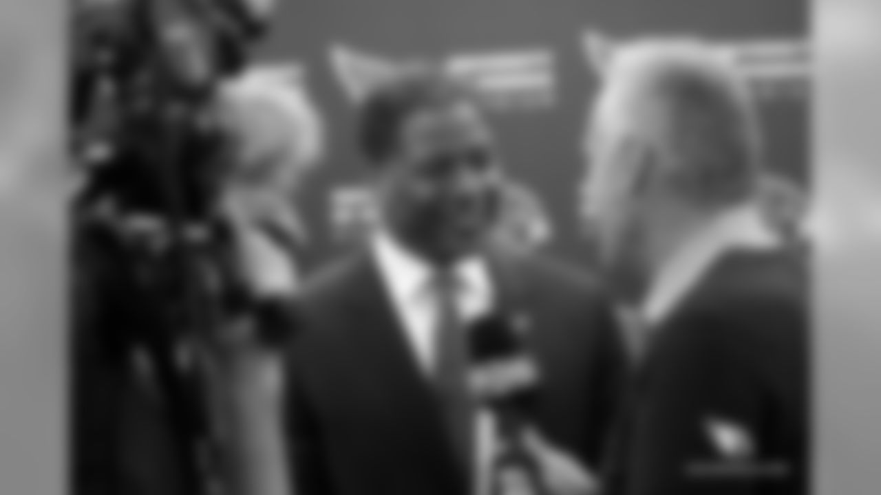 Steve Wilks speaks to the media