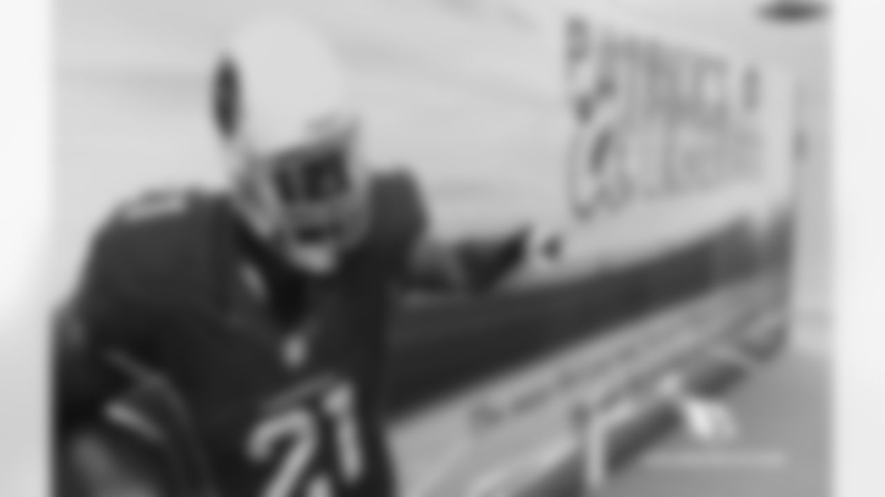 Signage of CB Patrick Peterson as he opened a 'Patrick's Corner'