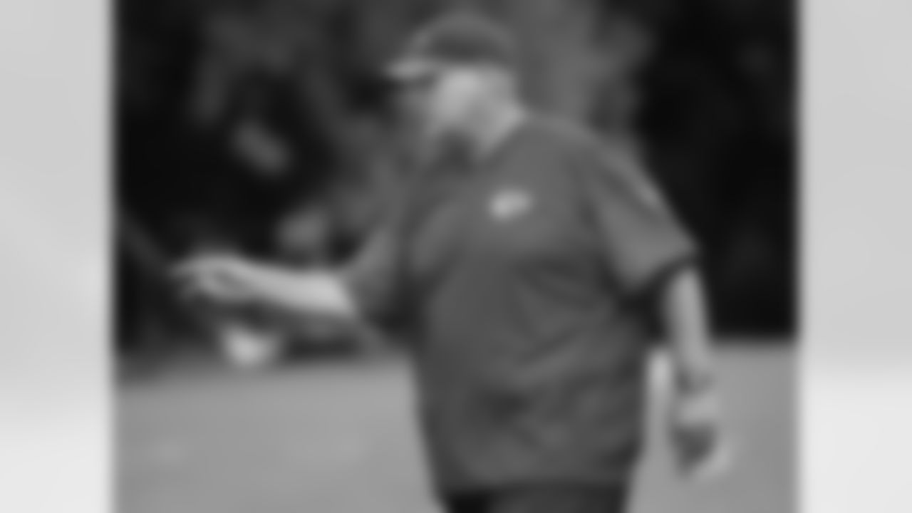 Kansas City Chiefs head coach Andy Reid at practice on the fourth day of training camp on Mosaic Life Care Field at the campus of Missouri Western State University on Tuesday, August 2, 2016.